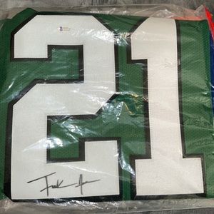 Signed authenticated Frank Gore custom New York Jets jersey